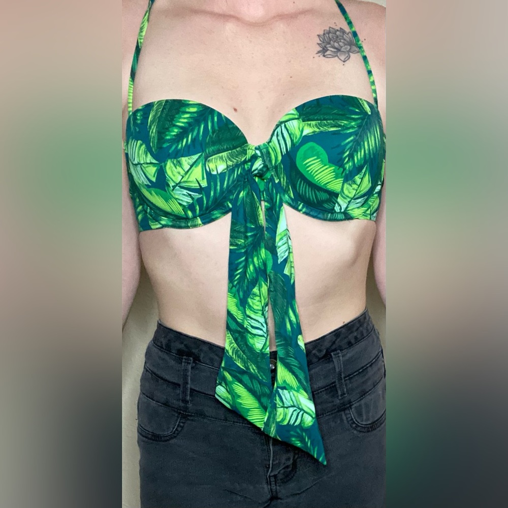Shade & Shore Palm Bikini Bow Top